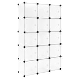 BukkitBow modulair opbergsysteem met 15 cubes en magnetische deuren, flexibel opbergrek voor diverse opslagruimtes