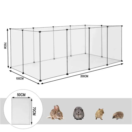 BukkitBow - Modulaire Knaagdieren Ren - Stevige Panelen