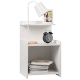 BukkitBow multifunctioneel nachtkastje met afmetingen 40x35x62cm, geschikt als salontafel of decor, maximaal 5kg belasting.