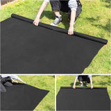 BukkitBow privacyscherm met onkruidbestrijding stof, vochtbestendig polypropyleen, 0,130mm dik, 150g/m², geschikt voor privacy en onkruidremming.