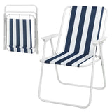 BukkitBow opvouwbare campingstoel met Oxford doek en ijzeren frame, lichtgewicht, max 100 kg, geschikt voor kamperen en outdoor gebruik