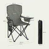 Set van 2 BukkitBow opvouwbare campingstoelen met hoge rugleuning, lichtgewicht en comfortabel voor outdoor gebruik.