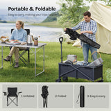 BukkitBow opvouwbare campingstoel set van 2 met bekerhouder en draagtas, lichtgewicht en geschikt voor outdoor gebruik.