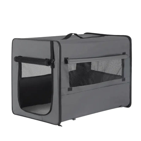BukkitBow opvouwbare huisdieren draagtas met Oxford stof, metalen buizen en ventilatieroosters voor honden en katten.