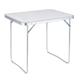 BukkitBow opvouwbare campingtafel van aluminium en MDF, lichtgewicht met 15 kg draagvermogen, geschikt voor outdoor gebruik