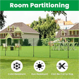 Groene BukkitBow pluimveenet tuinhek, lichtgewicht afzethek van 53 g/m² PE voor tuin of camping, stevige draadconstructie