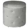 BukkitBow poef met fluweel zitting, praktische opbergruimte, comfortabele kruk, 39,5x40cm, elegant en functioneel in woonkamer.