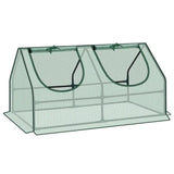 BukkitBow polytunnel tuinkas voor groenten, winterproof, compact met 2 luiken, afmetingen 120x60x60 cm.