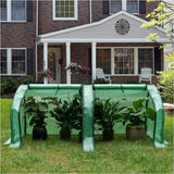 BukkitBow polytunnel tuinkas voor groenten, winterproof, compact ontwerp met 2 luiken, 130x60x50cm, ideaal voor tuinprojecten
