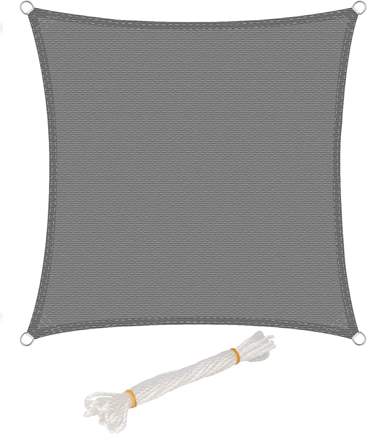 BukkitBow rechthoekig schaduwdoek van HDPE met UV-bescherming, waterdoorlatend, geschikt voor tuin en zonwering.