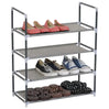 BukkitBow schoenenrek met 4 lagen, robuust en waterdicht, grote opslagcapaciteit en eenvoudige montage, geschikt voor schoenen en accessoires.
