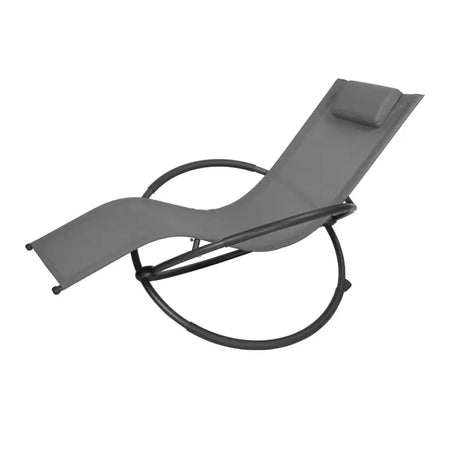 BukkitBow schommel ligstoel van textilene en metaal, modern ontwerp, geschikt voor maximaal 160 kg, ideale campingstoel