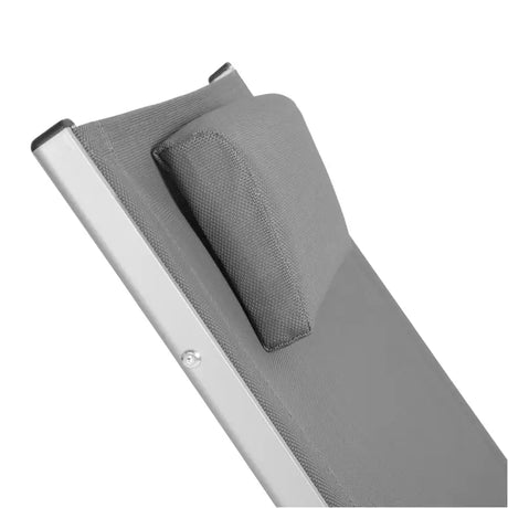BukkitBow schommelende campingstoel met Textilene en aluminium frame, weerbestendig en stabiel, maximale belasting 160 kg.