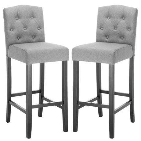 BukkitBow - Set Barkrukken - Linnen en Massief Houten Poten