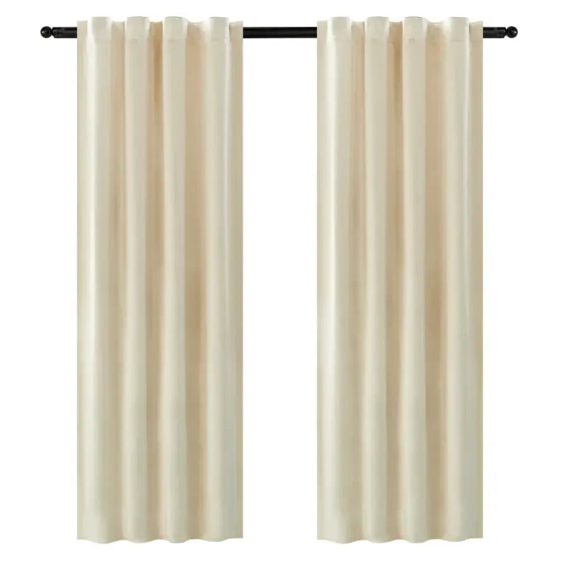 BukkitBow fluwelen gordijn set, 300g/m², 140 cm breed, verschillende hoogtes, luxe raamdecoratie in warme kleur