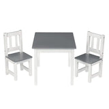 BukkitBow kindertafel met stoelen, compact ontwerp, veilige en stevige tafel van 60x50x48cm met kleurrijke stoelen voor kinderen