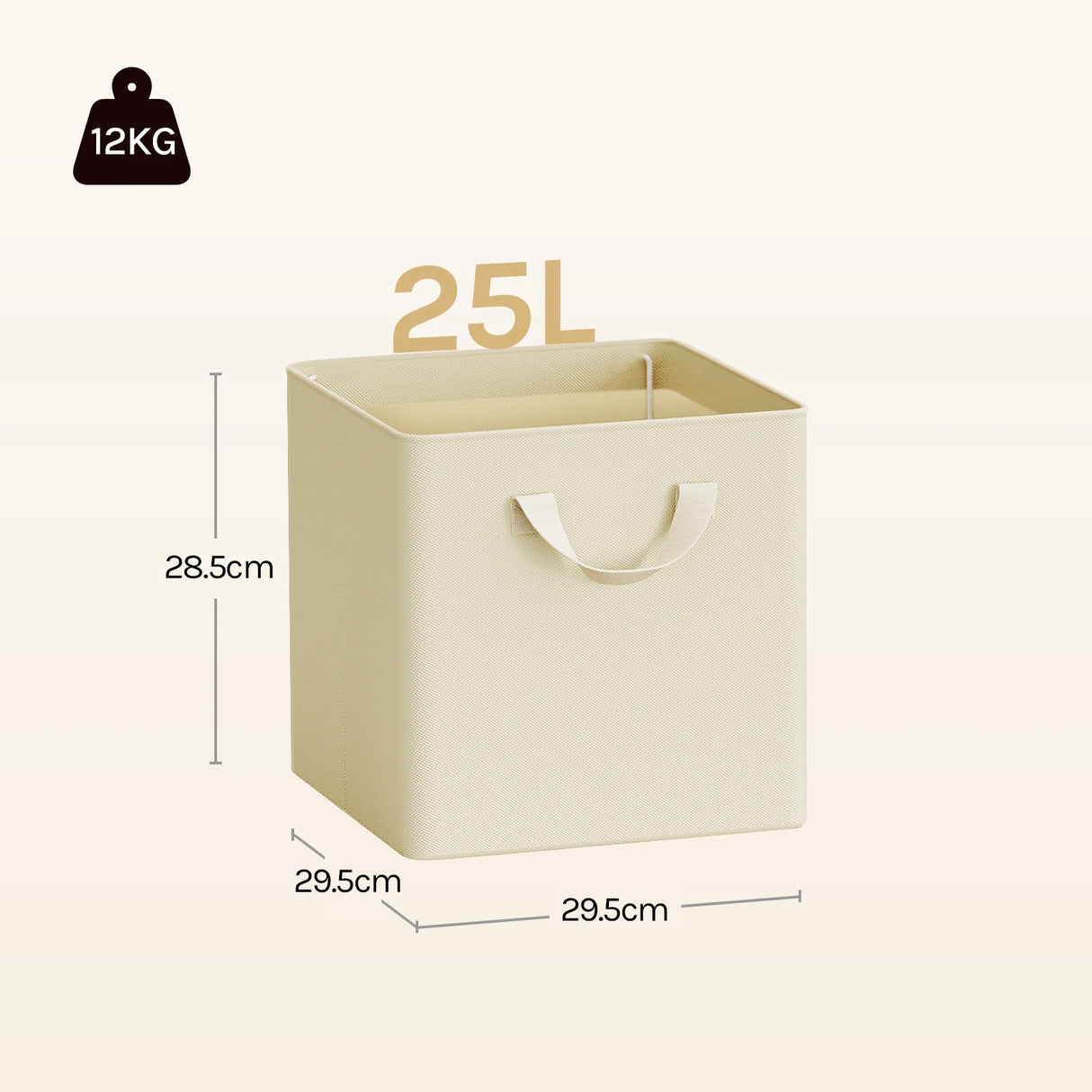 BukkitBow - Set van 3 of 5 Opvouwbare Opbergdozen - Stof - Kleding - Opbergen Speelgoed