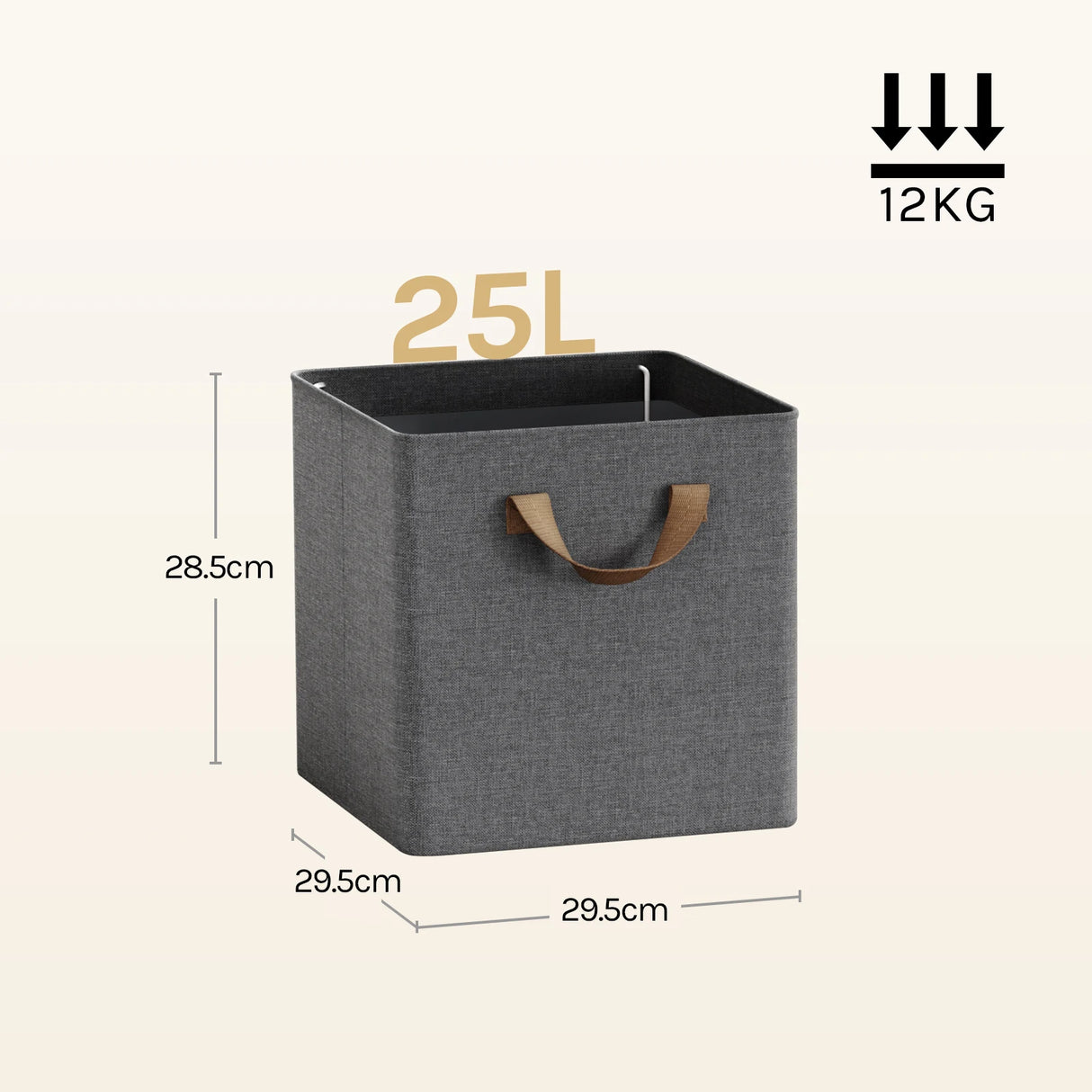 BukkitBow - Set van 3 of 5 Opvouwbare Opbergdozen - Stof - Kleding - Opbergen Speelgoed