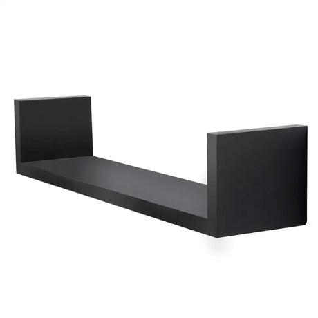 Set van 3 houten boekenplanken van BukkitBow in verschillende afmetingen voor muurmontage, ideaal voor boeken en decoratie.