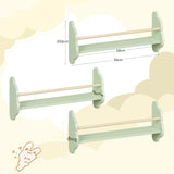 BukkitBow - Set van 3 Zwevende Wandplanken - Hout - Boekenrek - Kinderkamer