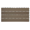 BukkitBow WPC terrasplanken set met 6 tegels van 30x60cm, plug-in systeem voor terrassenvloer.
