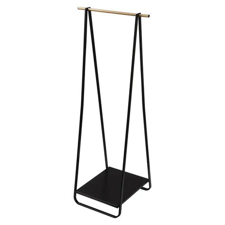 BukkitBow staande kapstok met kledingplank, modern design, ruimtebesparend, eenvoudig te monteren, afmetingen 54x40x141cm.