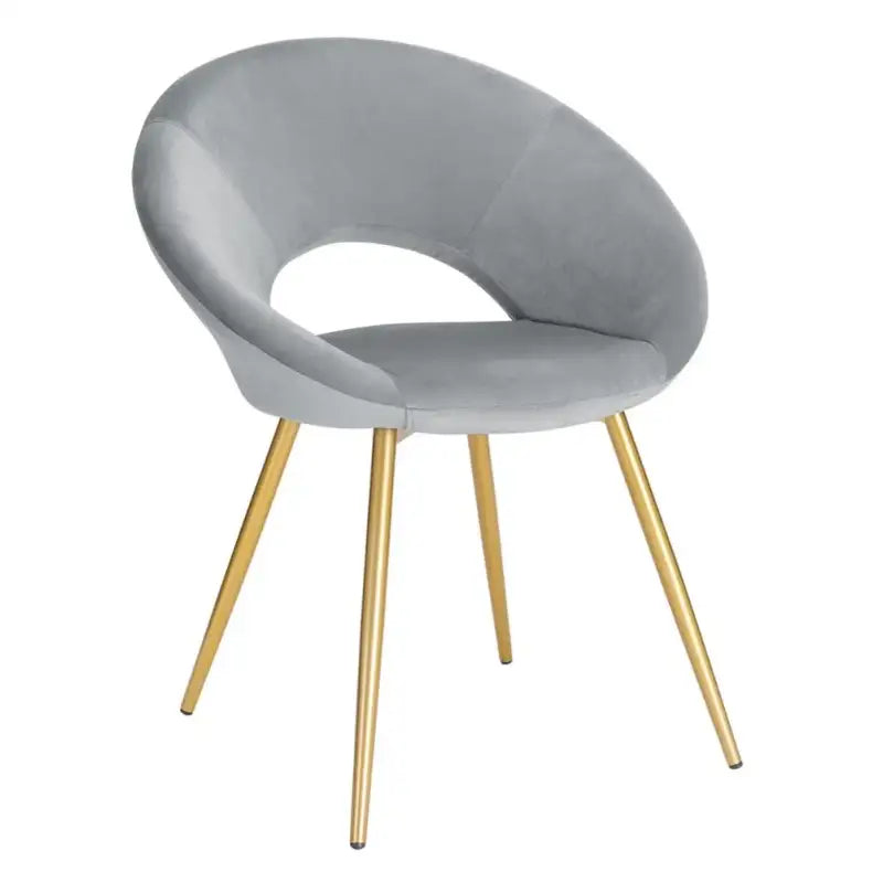 BukkitBow stijlvolle eetkamerstoel van fluweel met ergonomisch ontwerp en zithoogte van 47 cm, geschikt voor diverse interieurstijlen