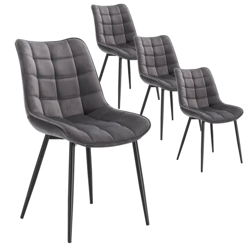 BukkitBow eetkamerstoel met kunstleren, fluwelen en stoffen bekleding, metalen poten, afmetingen 85,5x46,5x40,5cm, 100kg draagvermogen.