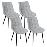 BukkitBow eetkamerstoel met kunstleren en fluwelen bekleding, metalen poten, afmetingen 85,5x46,5x40,5cm en 100kg draagvermogen