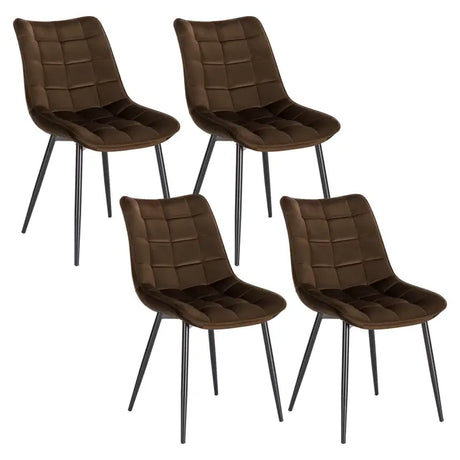 BukkitBow eetkamerstoel met kunstleren en fluwelen bekleding, metalen poten, afmetingen 85,5x46,5x40,5cm, 100kg draagvermogen.