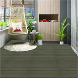 BukkitBow terrasplanken set van 6 in verschillende kleuren, 30x60cm, houtlook vlonderplanken met snel klik systeem op terras.