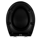 BukkitBow toiletbril met softclose, ovale vorm, antibacterieel, premium toiletzitting voor comfort en hygiëne in de badkamer.