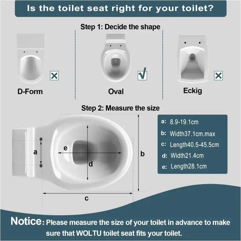 BukkitBow toiletbril met softclose, ovale antibacteriële toiletzitting, premium toiletbril voor comfortabel gebruik