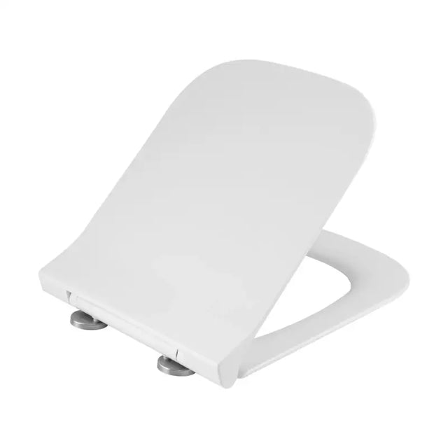 BukkitBow toiletbril met softclose, vierkant design, antibacterieel en premium toiletzitting voor een hygiënische badkamer.