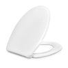BukkitBow toiletbril met softclose, snelle demontage voor schoonmaak, krasbestendig en hygiënisch, zichtbaar op de afbeelding.