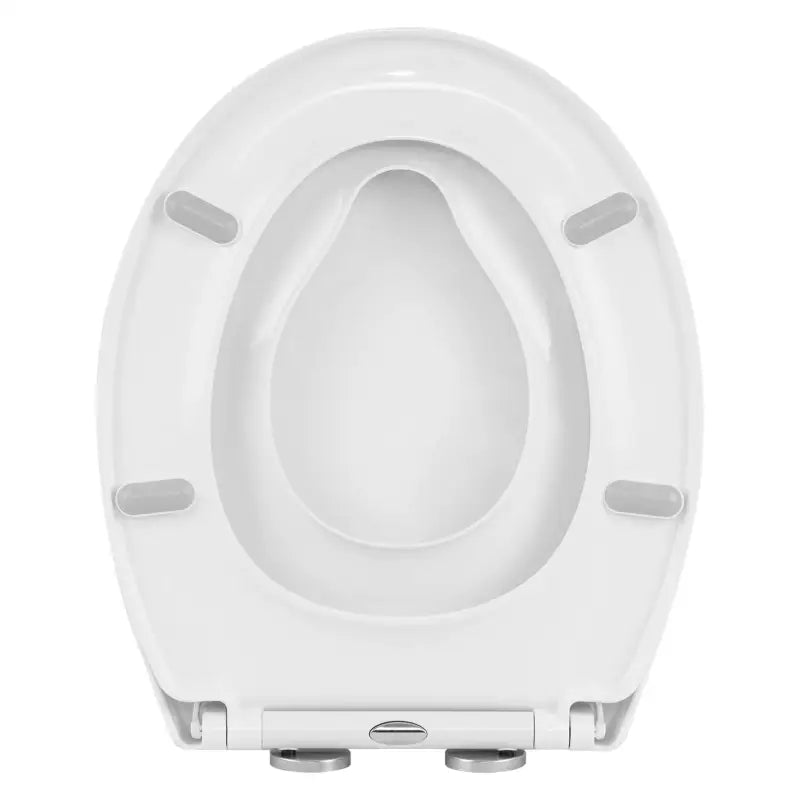 BukkitBow toiletbril met softclose en afneembaar kinderzitje, antibacterieel en geschikt voor comfortabele, hygiënische toiletoplossing.