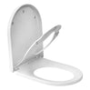 BukkitBow toiletbril met softclose en magnetisch kinderzitje, antibacterieel en comfortabel voor kinderen, geschikt voor toiletgebruik.