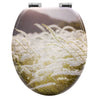 BukkitBow toiletbril met softclose, waterafstotend en antibacterieel, met print, geschikt voor toiletzitting, V7 model