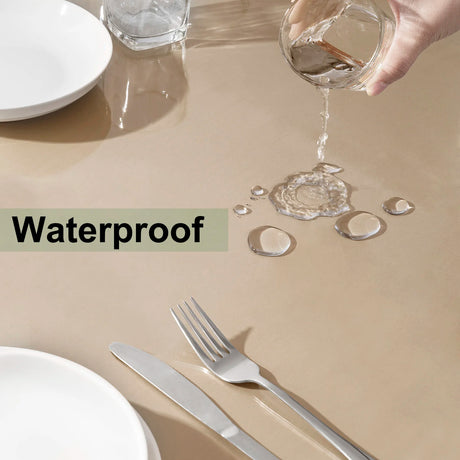 Transparante BukkitBow tafelbeschermer van 1mm of 2mm PVC, waterdicht en kristalhelder, beschermhoes voor tafel.