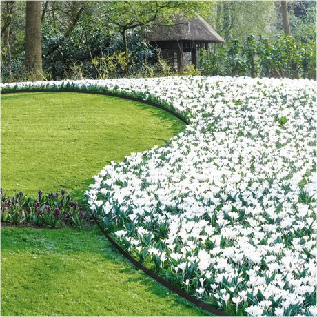 Flexibele BukkitBow tuinrand voor gazon, UV- en weerbestendig, in diverse kleuren, 2x10m, inclusief montagemateriaal.