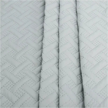 Ultrasone bedsprei van BukkitBow, lichtgewicht microvezel deken met geometrische patronen in donkergrijs en grijs, diverse maten.