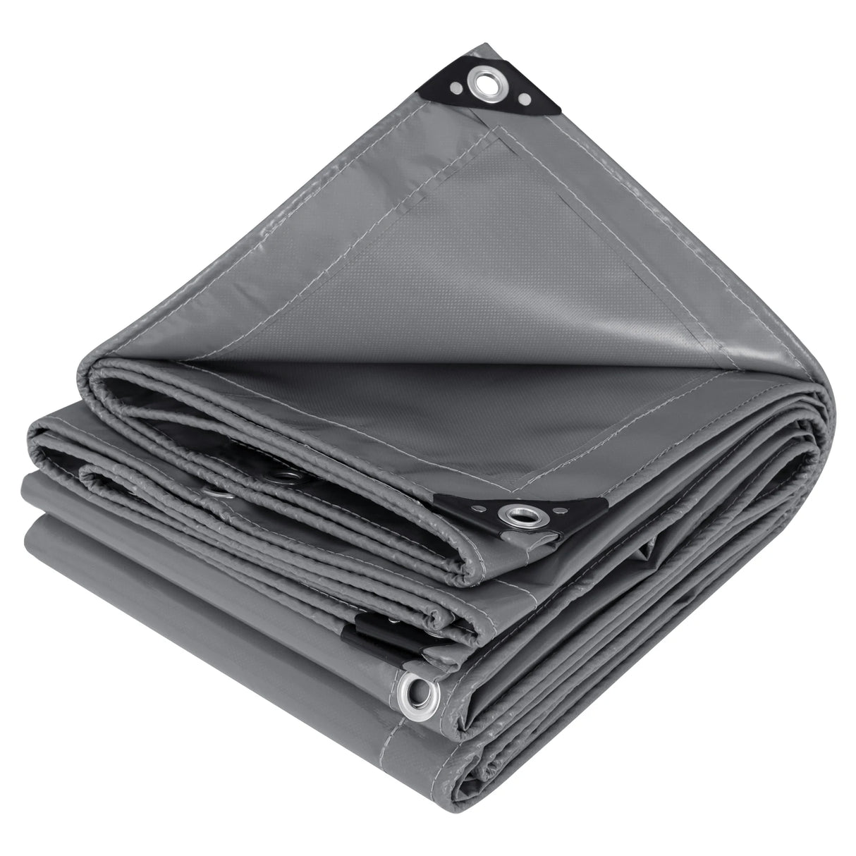 BukkitBow universeel PVC afdekzeil met gegalvaniseerde oogjes, UV-bestendig en waterdicht voor bescherming van objecten