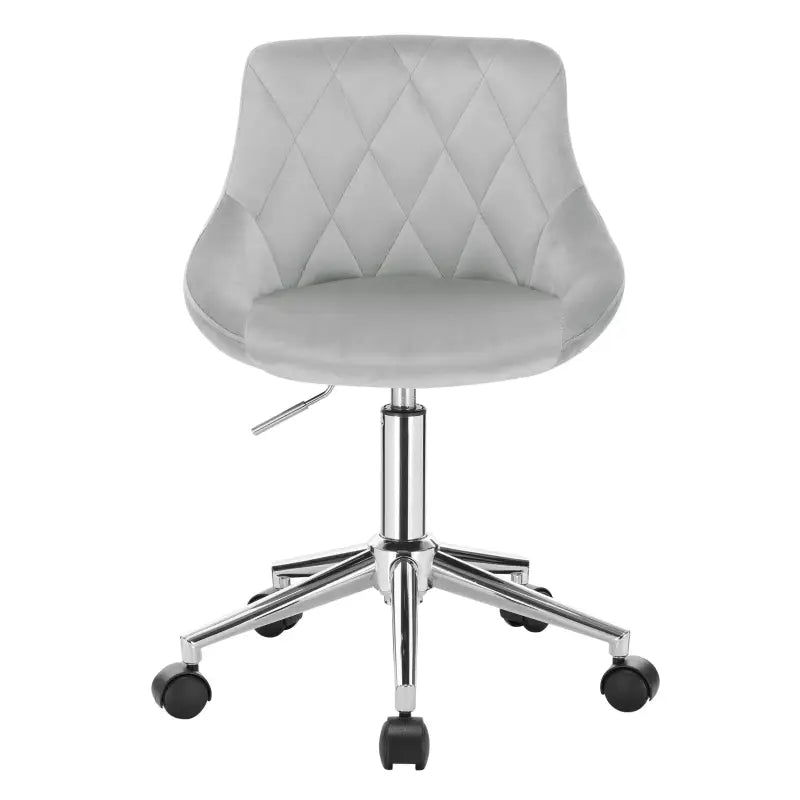 BukkitBow velvet bureaustoel voor kinderen, ergonomisch, in hoogte verstelbaar en voorzien van zachte fluwelen stof.