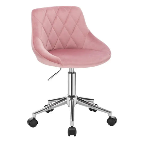 BukkitBow velvet bureaustoel voor kinderen, ergonomisch, in hoogte verstelbaar en bekleed met zachte fluwelen stof.