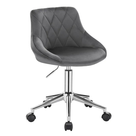 BukkitBow velvet bureaustoel voor kinderen, ergonomisch, hoogte verstelbaar, zachte fluwelen stof, comfortabel en geschikt voor jonge gebruikers.