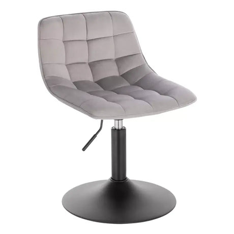 BukkitBow verstelbare barkruk van fluweel met staal frame, ergonomisch ontwerp en rugleuning, zithoogte 38-49,5 cm, tot 120 kg.