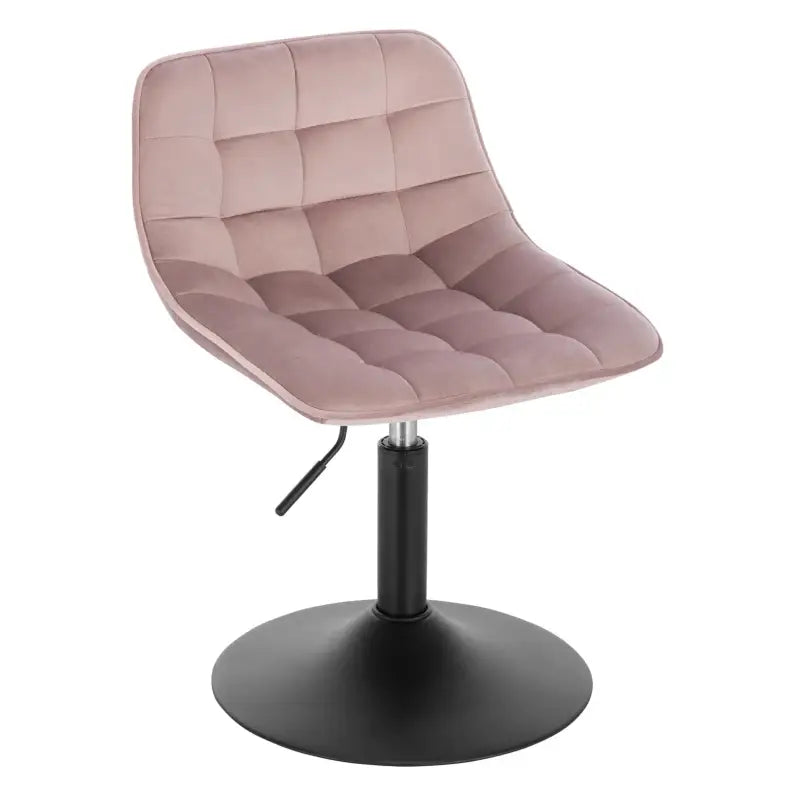 BukkitBow verstelbare fluwelen barkruk met staalframe, ergonomisch ontwerp en rugleuning, zithoogte 38-49,5 cm, tot 120 kg draagvermogen
