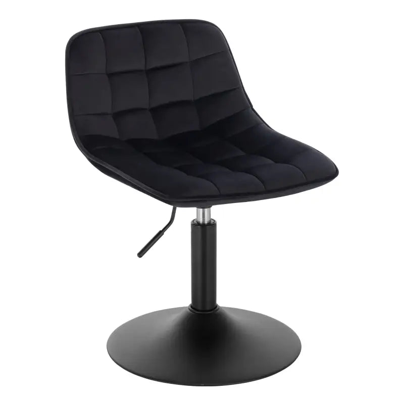 BukkitBow verstelbare barkruk met fluwelen zitting, stalen frame en ergonomische rugleuning, zithoogte 38-49,5 cm, tot 120 kg.