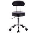 BukkitBow verstelbare kunstleren bureaustoel met verchroomd stalen frame, ergonomisch ontwerp en 360° draaibaar, tot 100 kg.
