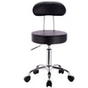 BukkitBow verstelbare kunstleren bureaustoel met verchroomd stalen frame, ergonomisch design en 360° draaibaar, tot 100 kg draagkracht